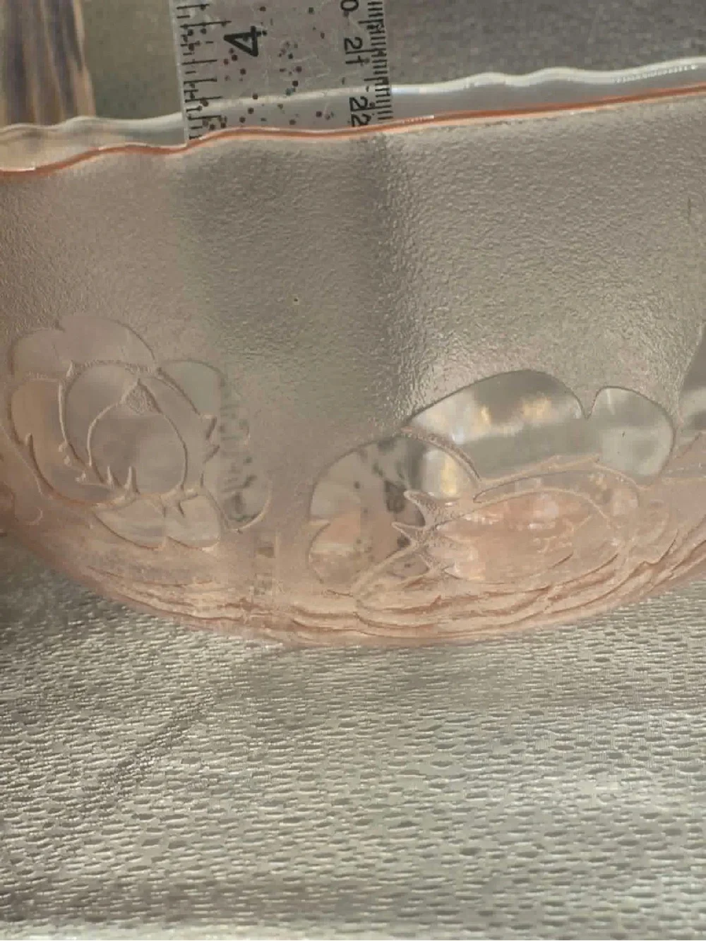 Vintage Pink French Glass Serving Bowl Set - Arcoroc ROSA Rosaline